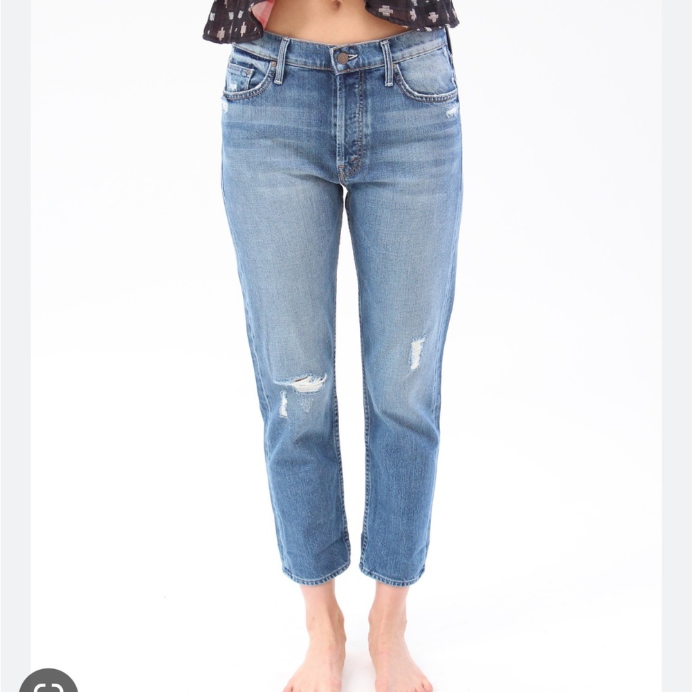 MOTHER cropped jeans